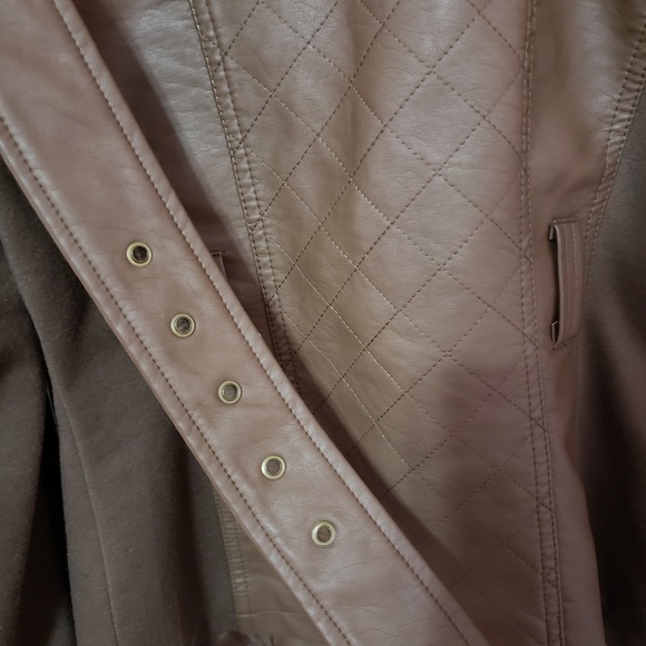 GUESS Leather Jacket - Picture 4 of 5